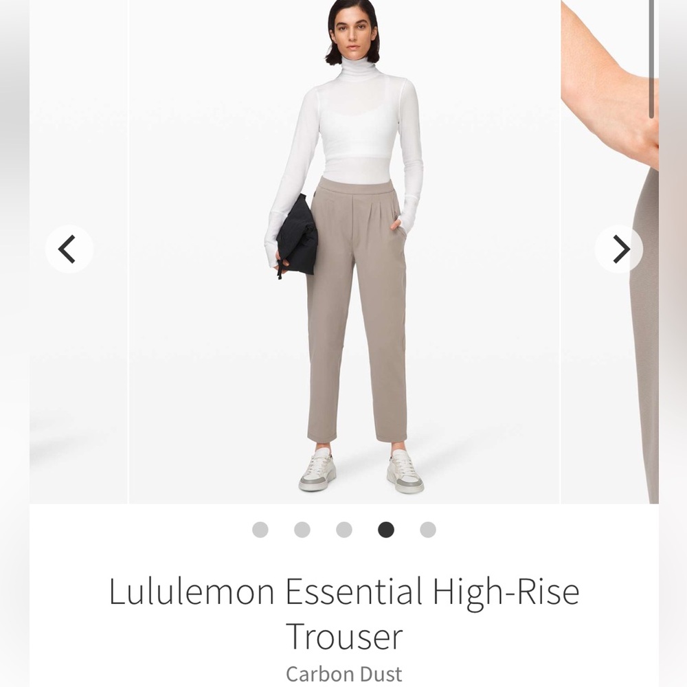 NWOT!! Lululemon Essential High-Rise Trouser